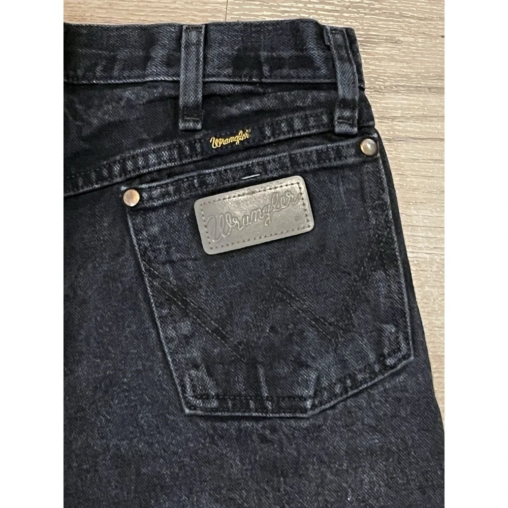 Wrangler Men's Original Fit Cowboy Cut Black Jeans 31x36 Western Workwear